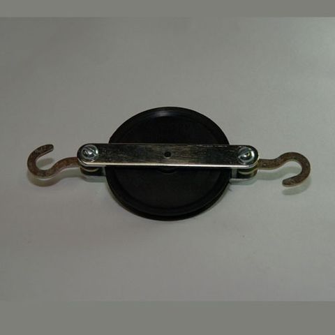 Pulley nylon wheel single with hook