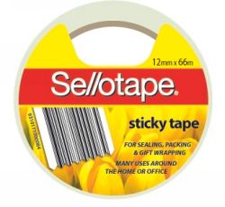 Sellotape sticky tape 12mm x 66m