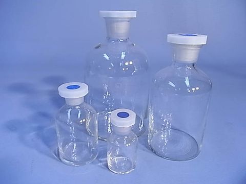 Bottle reagent clear NM polystop 500ml