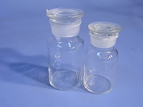 Bottle reagent clear WM glass stop 125ml