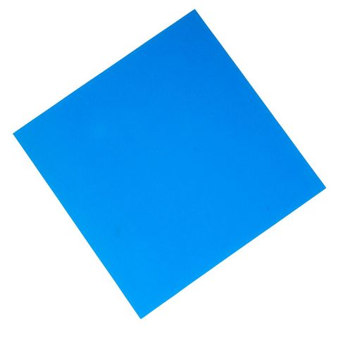 Filter unmounted bright blue 100x100mm