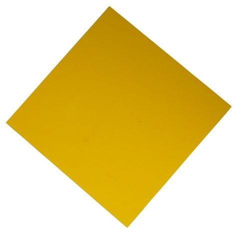 Filter unmounted yellow chrome 100x100mm