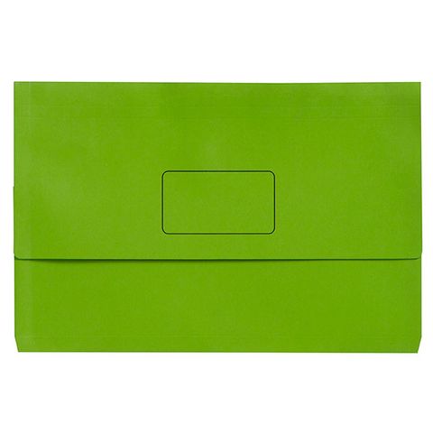 Document wallet foolscap bright green