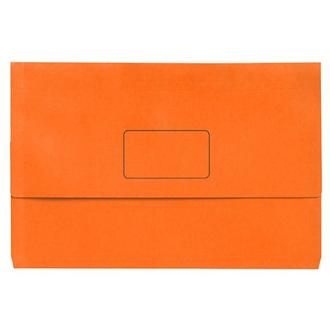 Document wallet foolscap bright orange