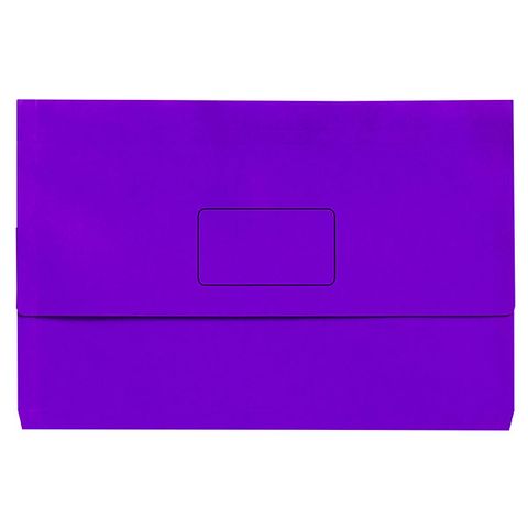 Document wallet foolscap bright purple