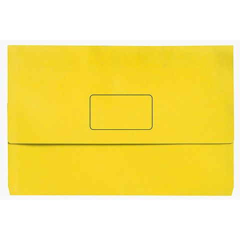 Document wallet F/C Marbig yellow