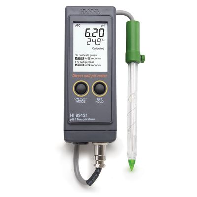 Direct soil pH measurement portable