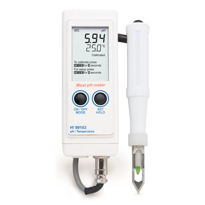 Meat pH meter with FC 232D electrode