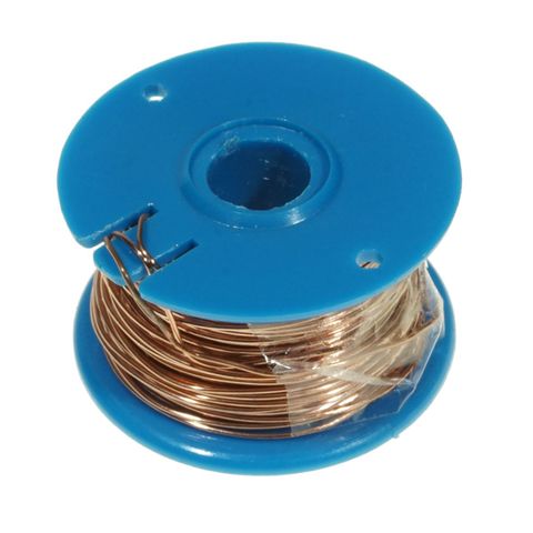 Wire copper bare 24 SWG reel