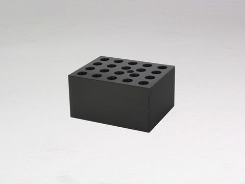 Block with 20x10.5mm holes