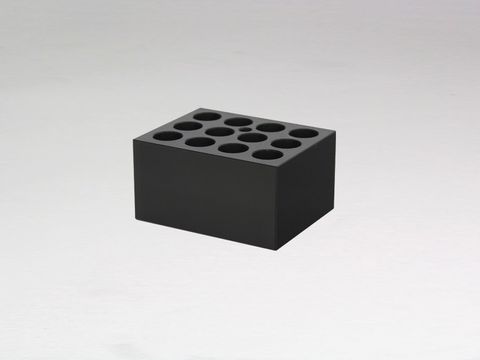 Block with 12x17mm holes