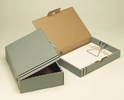 Box file Marbig A4 grey 44mm