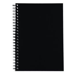 Note book A4 200 pages black hard cover