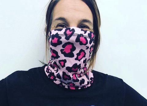 Pink Leopard Snood