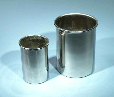 Calorimeter cup copper 75x50mm Ni plated