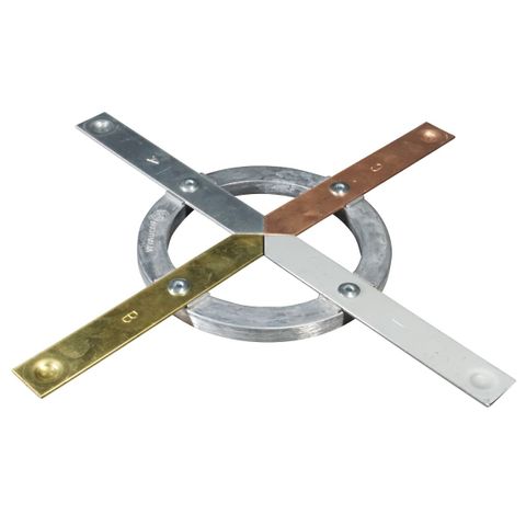 Conductivity ring 4 different metals