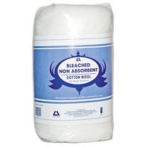 Cotton wool non-absorbent roll