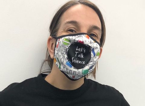 Let's Talk Science mask