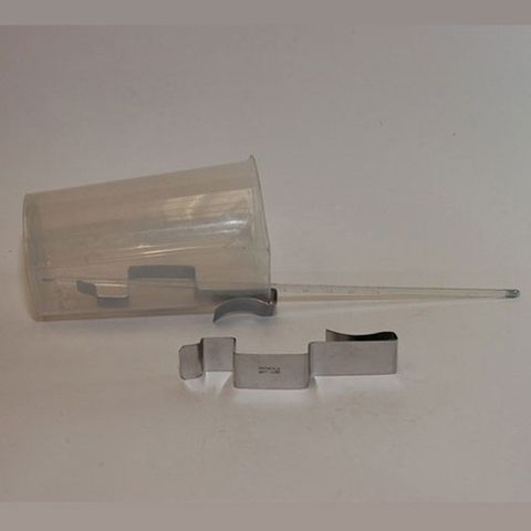 Beaker clamp S/S for thermometers