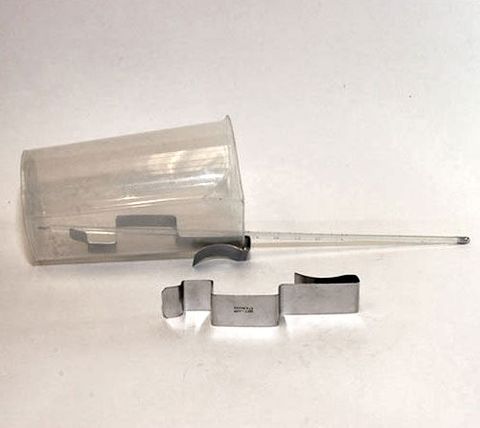 Beaker clamp S/S for thermometers