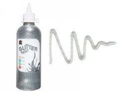 Glitter paint Silver