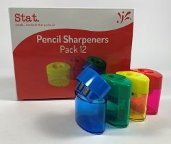 Sharpeners double hole platic oval