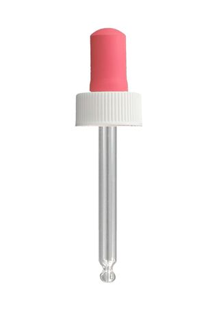 Screw cap with glass dropper for 25ml