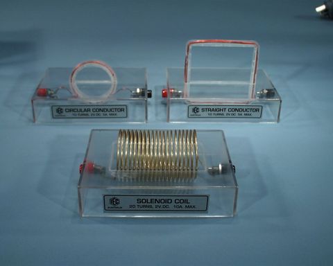 Magnetic field demo set with shaker