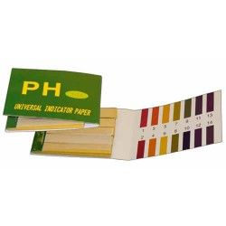 pH indicator test strips 1-14 (book)