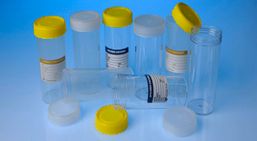 Jar PS 120ml N/S unlabelled yellow