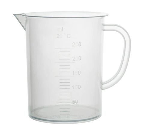 Jug tall form grad. PP 250ml moulded