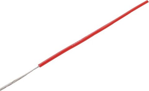 Wire hook-up Red 7x0.16 light duty [WSL]