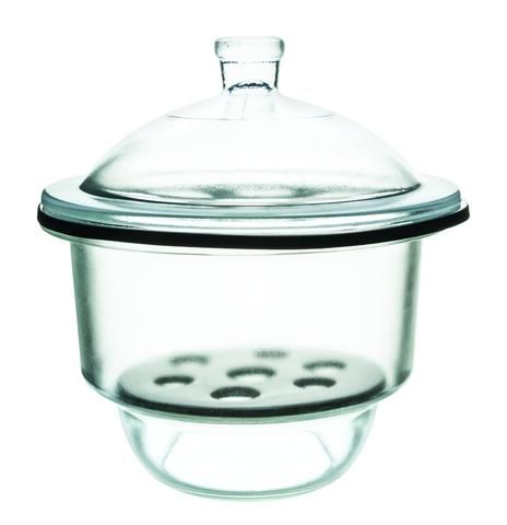 Desiccator boro glass w/knob 150mm