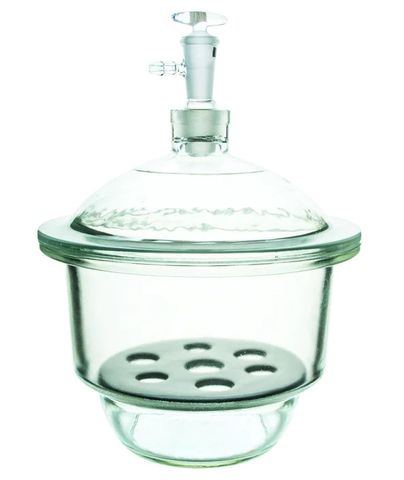 Desiccator boro glass stopcock 240mm