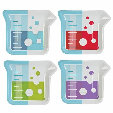 Science Party small paper plates
