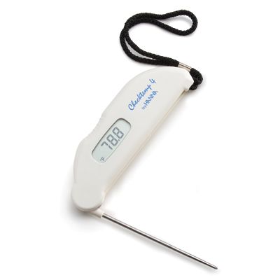Folding thermometer for dairy industry