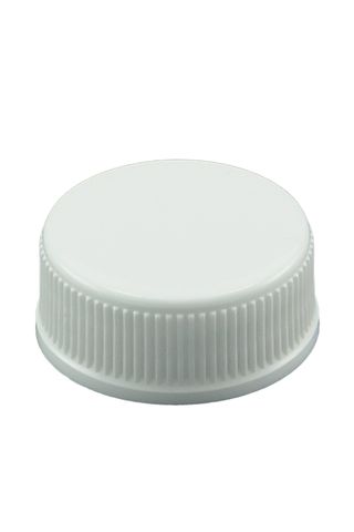 Caps white 38-410 wadded