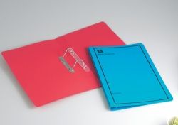 File with spring blue foolscap Avery