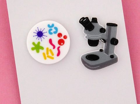 Stud earrings Microbiology