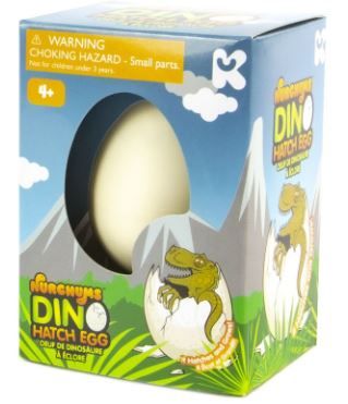 Small dino hatching egg