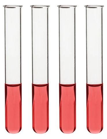 Test tube glass 15x130mm rim light wall