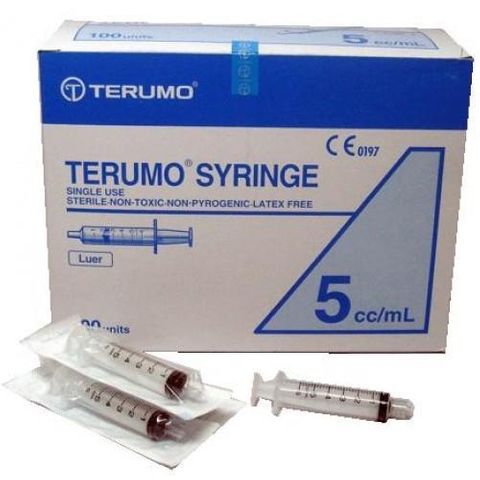 Syringe disposable plastic 5ml Luer Lock