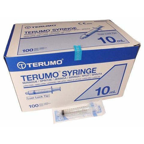 Syringe disposable plastic 10ml L/Lock