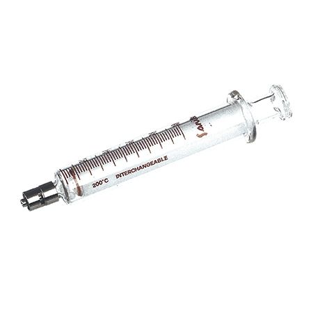 Syringe glass 100ml metal Luer Lock