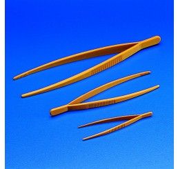 Forceps yellow POM 253mm long