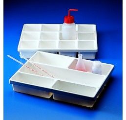 Compartment tray PVC 5 cavities PVC