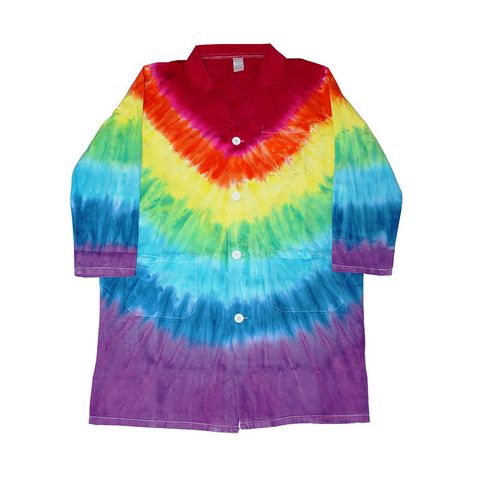 Lab coat tie-dye Large