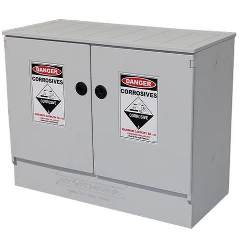 Cabinet "CORROSIVE" 100lt HDPE non-metal