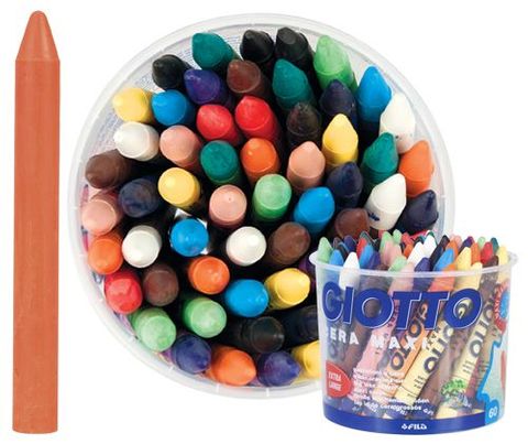 Giotto wax crayons maxi 60 crayons NLA