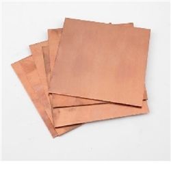 Copper sheet 28swg 150x150mm